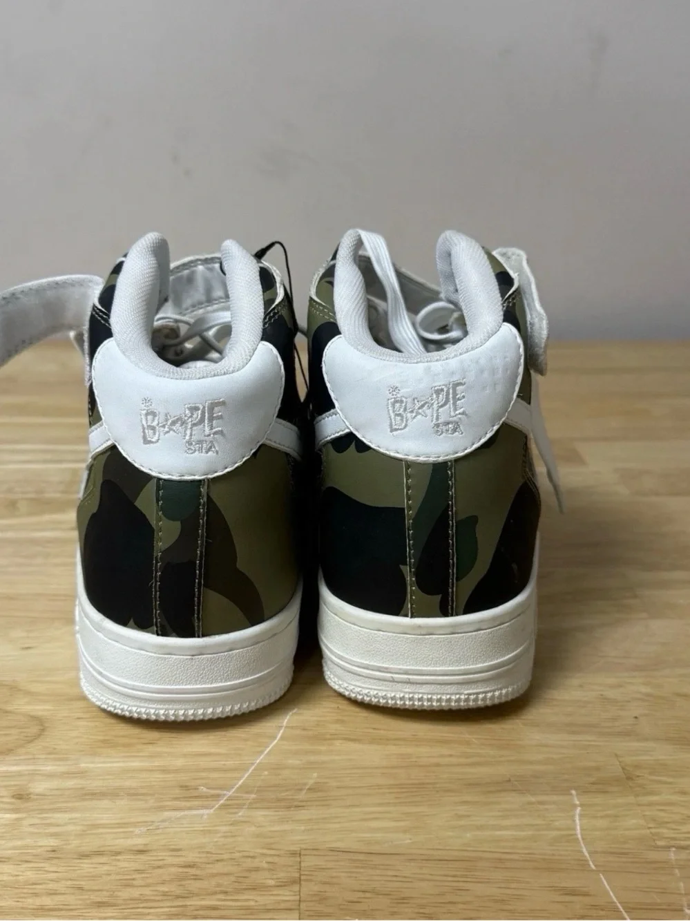 Bape 1st Camo Bapesta Highs Size 10